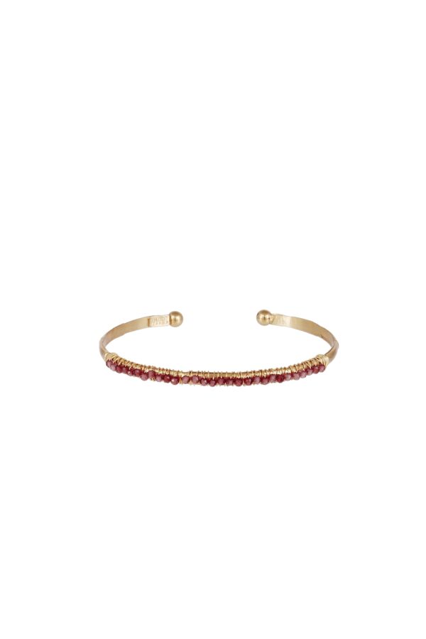 Gas Bijoux Lyre Bracelet - Red